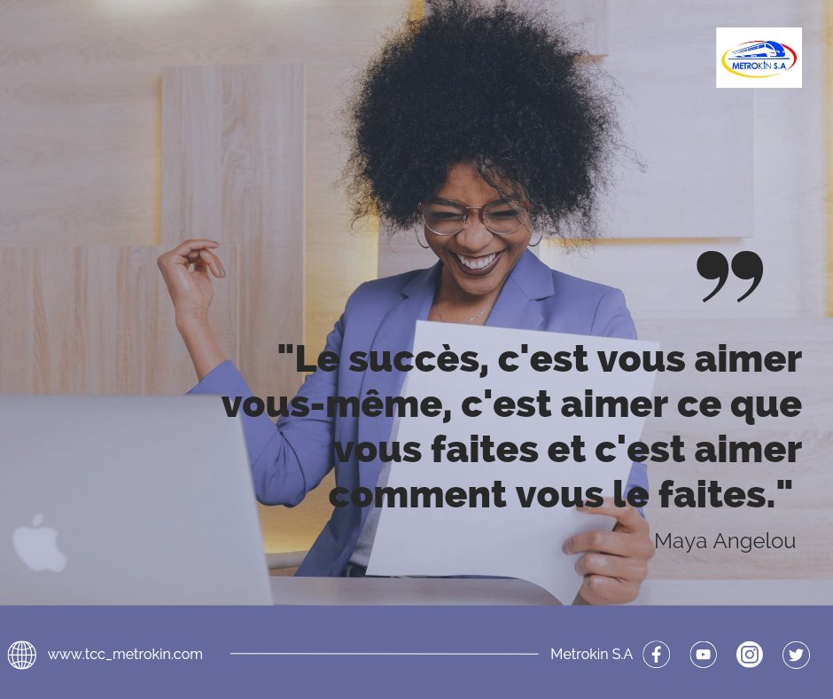 MetrokinC's tweet photo. En cette nouvelle semaine, chérissez ce que vous faites.
Faites votre travail avec beaucoup d'amour. C'est l'une des voies qui mènent au succès. 

Ayez une semaine pleine de succès!

Bokeseni ya lobi 

#Metrokin #trainurbain #kinshasa #bokeseniyalobi #transport https://t.co/VKOxKv7Whn