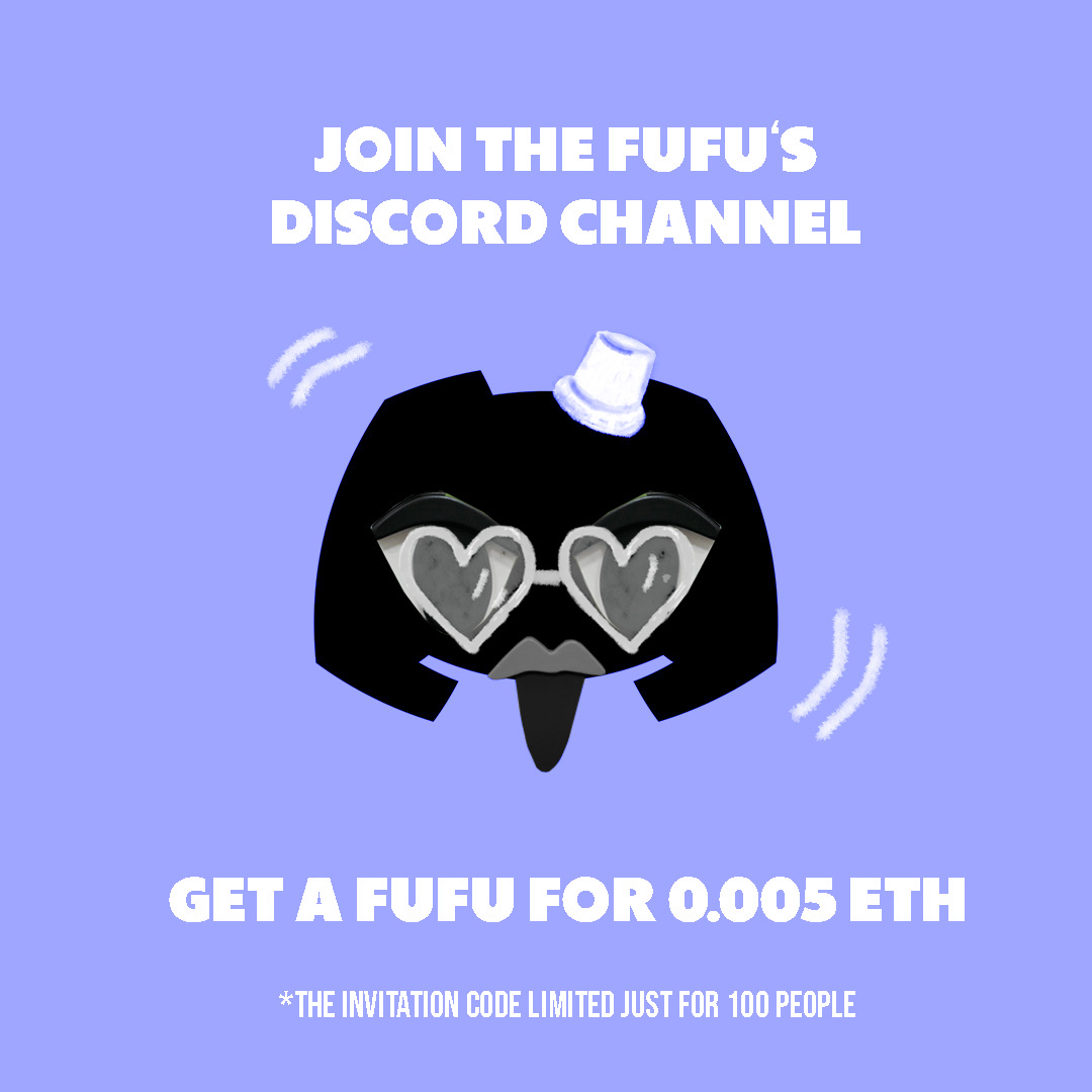 FufuDesignNFT's tweet photo. Join the FUFU: https://t.co/wbU4El60y9

#NFT #NFTCommunity #NFTArt #Discord https://t.co/x54NVnJMhl