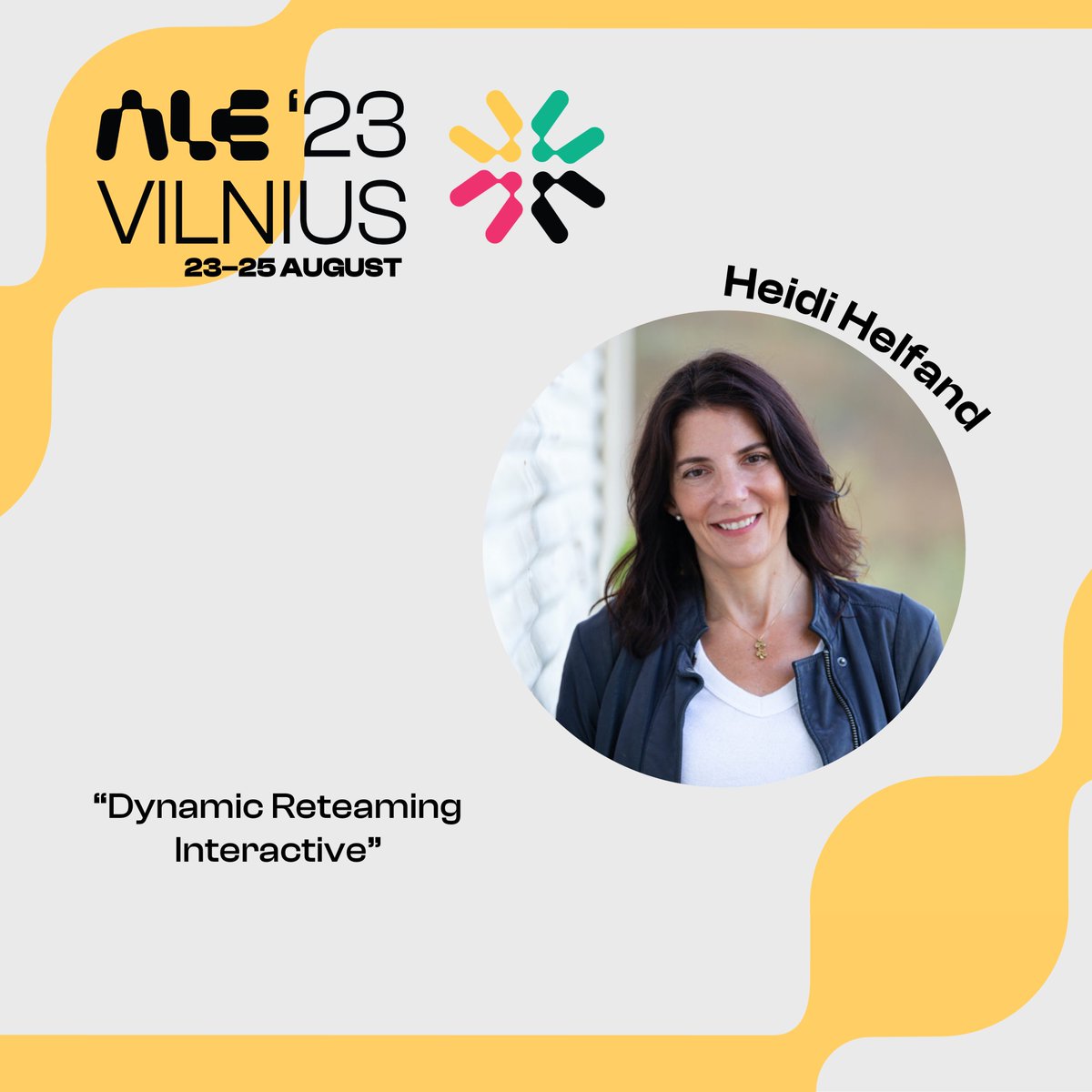 Counting down just one more week until ALE'23! 🚀

Get ready to be inspired by our remarkable keynote speaker, Heidi Helfand, as she takes us deep into the realm of Dynamic Reteaming.

Grab your tickets now: agilelean.eu/registration/