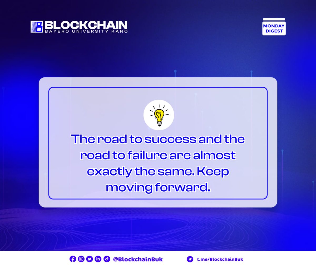 Blockchain BUK tweet media