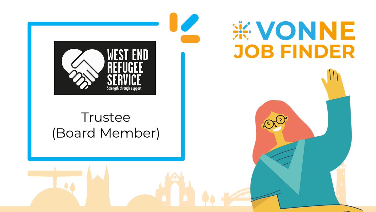 Trustee (Board Member), @WestEndRefugee 

vonne.org.uk/vonne-jobs-det…

#CharityJobs #CharityTrustees #NorthEastJobs #NorthEastHour