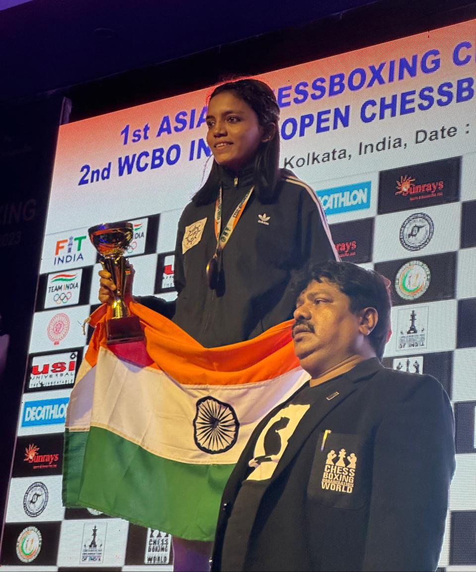 Sneha Waykar - National and Asian ChessBoxing champion 2023