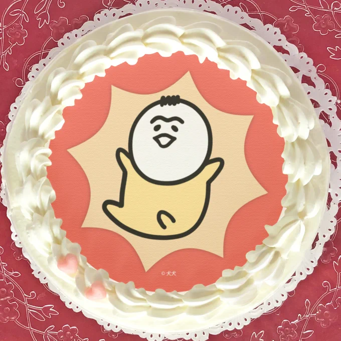 【お知らせ】 ケーキとマカロンにしていただきました! プリロール様にて本日よりご注文受付開始です。   缶バッジもついている!なんかのお祝いとかにぜひ…