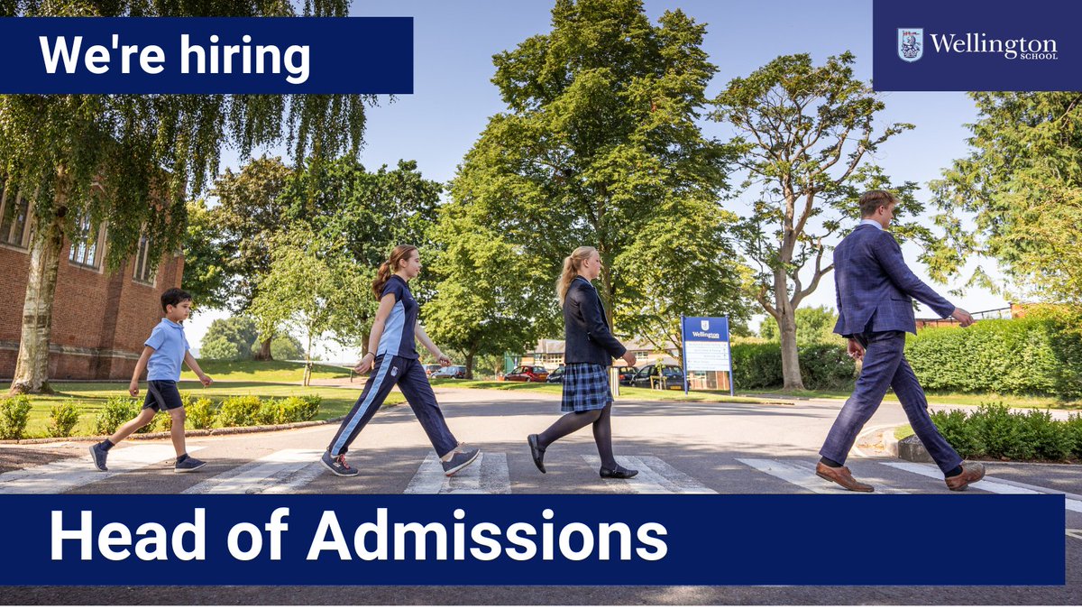 HEAD OF ADMISSIONS Following internal promotion, we are looking to recruit a Head of Admissions. This role will be responsible for the management of all aspects of admissions from UK and international applicants. For further information see tinyurl.com/4f7k8rj9 #excellence