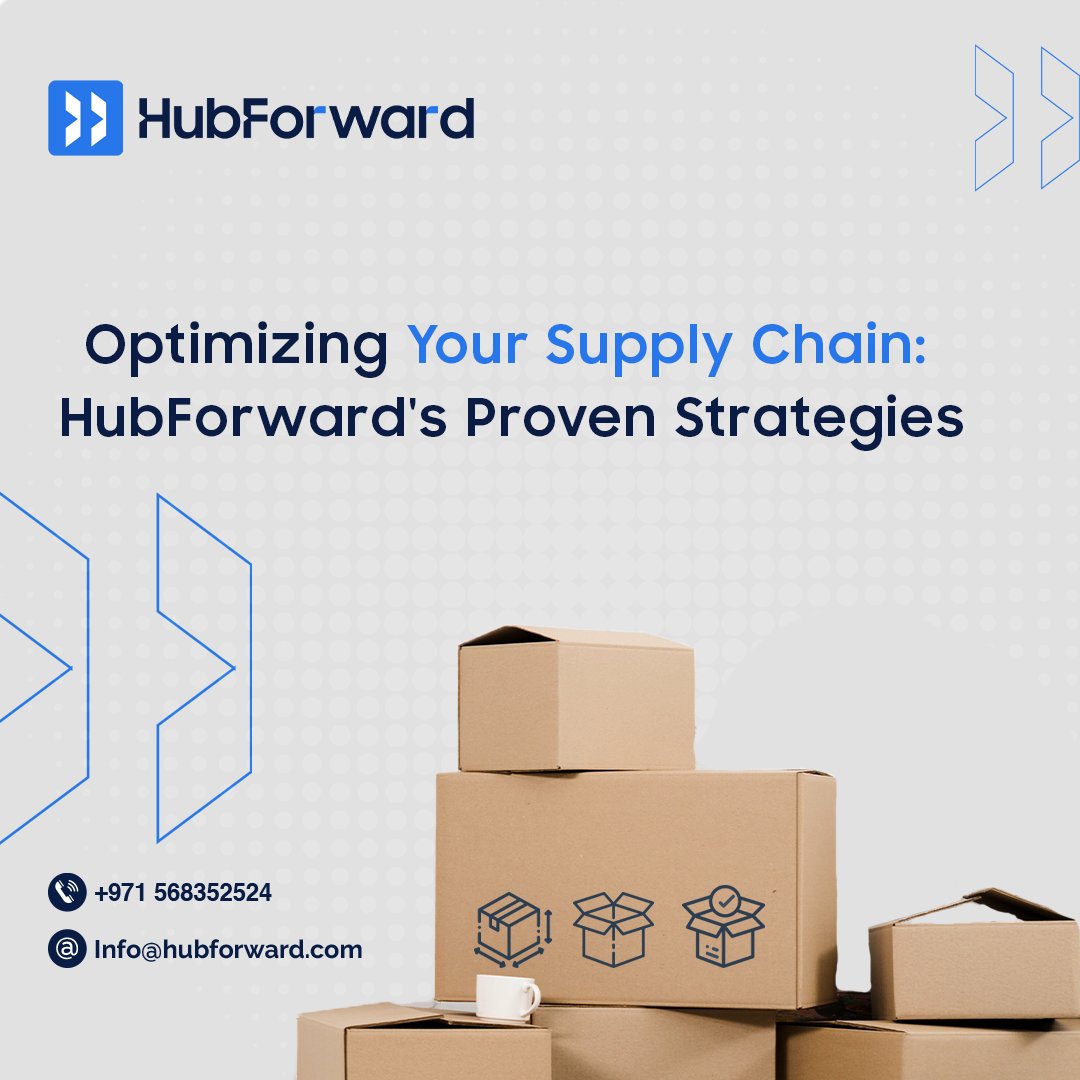 🚚 Optimizing Your Supply Chain: <a href="/HubForward_Pro/">Hubforward</a> 's Proven Strategies 🚚

💡 Unlock efficiency with HubForward! 💡

🎩 Under the visionary leadership of our CEO, , HubForward offers proven strategies to optimize your supply chain. Streamline operations and embrace technology.