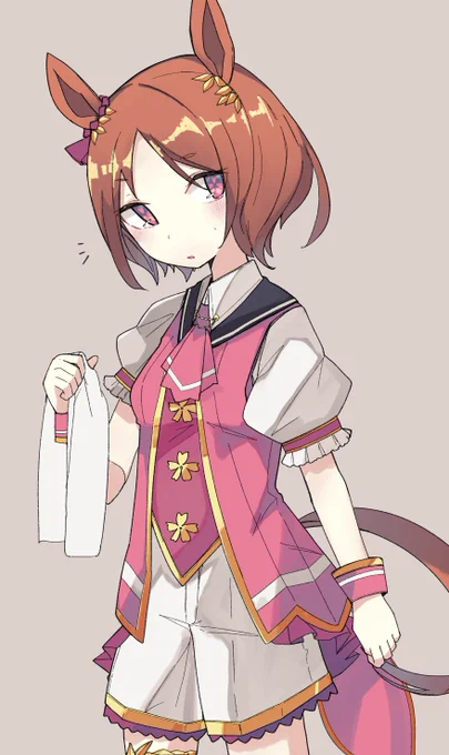 サクラローレル 暑いですね #ウマ娘