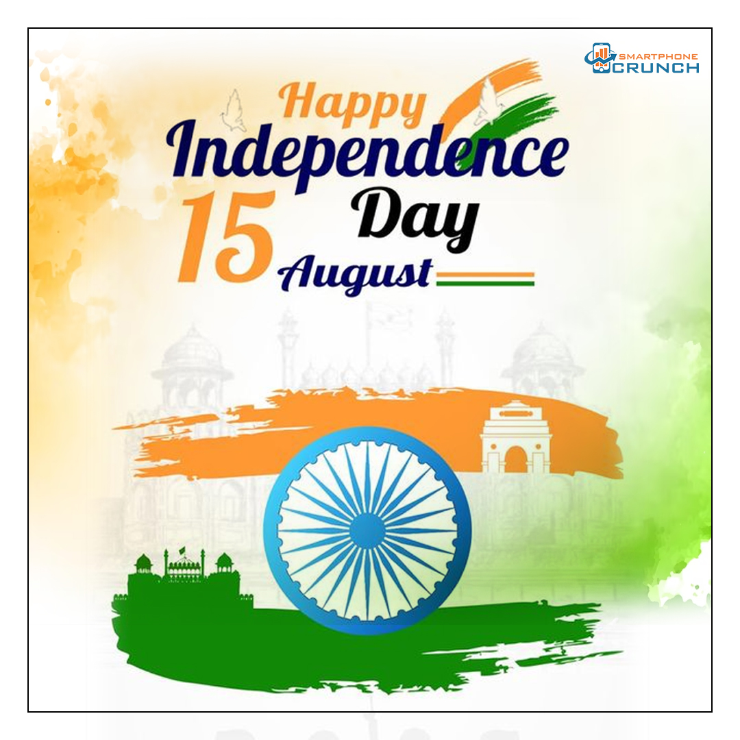 #Celebrating the spirit of #freedom and #unity on this #IndependenceDayIndia ! Let's cherish the sacrifices of our freedom fighters who paved the path to liberty. 
#HappyIndependenceDay !
#smartphonecrunch #HappyIndependenceDay2023  #75thindependenceday