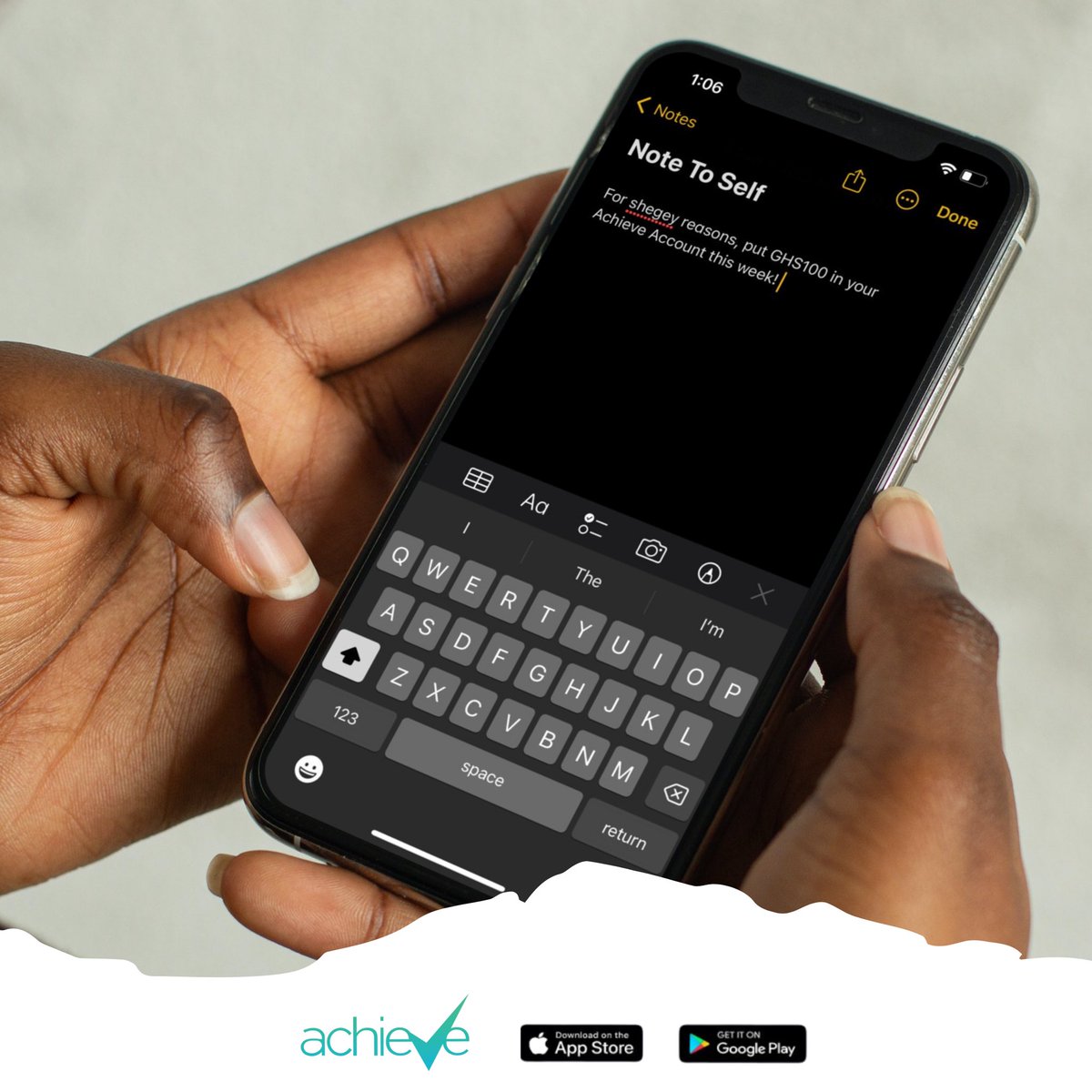 achievebypetra_'s tweet photo. Make that top up today on the Achieve app and have your future self thank you. 

Dream | Execute | Achieve

#fintech #finance #investment #achieve #theachieveapp #ghana https://t.co/O6qjRgrgrG