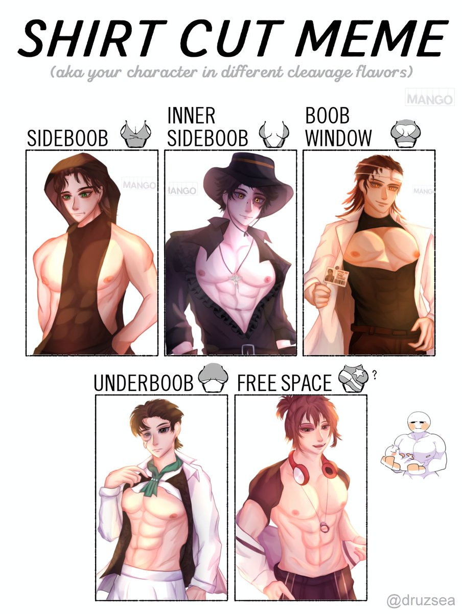 crepe_mango's tweet photo. I forgot to upload this 😭 finally here they're complete❤️😍 
1/? 
Luca ,Orphy, Luchi ,Norty ,Neeb
#identityVイラスト
#identityv #第五人格 #idvnorton
#identityvnaib #orpheus #identityvluca
#idvluchino #第五人格 https://t.co/W6EjeXXTl5