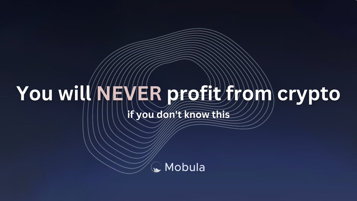 You will NEVER profit from crypto 

if you don't know these 5 things 👇