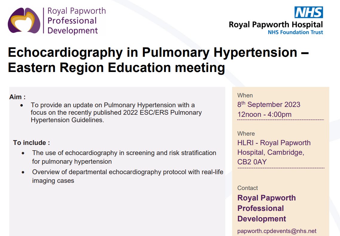 East of England Healthcare Science Network (@eoe_hcs_network) on Twitter photo Calling all EoE Cardiology Trainees- book your spaces for this fantastic training event <a href="/RoyalPapworth/">Royal Papworth Hospital NHS FT 💙</a> 🫀🏥🥼 <a href="/BSEcho/">BSEcho</a> <a href="/HASOEngland/">Healthcare Apprenticeships</a>
#Trainee #RoyalPapworth <a href="/WeHCScientists/">NHS Healthcare Science</a> <a href="/HealthCareersUK/">NHS Health Careers</a> <a href="/NHSHEE_EoE/">NHSE Workforce, Training and Education – EoE</a> <a href="/EoEHSTN/">EoEHSTN</a>
online.royalpapworth.nhs.uk Calling all EoE Cardiology Trainees- book your spaces for this fantastic training event <a href="/RoyalPapworth/">Royal Papworth Hospital NHS FT 💙</a> 🫀🏥🥼 <a href="/BSEcho/">BSEcho</a> <a href="/HASOEngland/">Healthcare Apprenticeships</a>
#Trainee #RoyalPapworth <a href="/WeHCScientists/">NHS Healthcare Science</a> <a href="/HealthCareersUK/">NHS Health Careers</a> <a href="/NHSHEE_EoE/">NHSE Workforce, Training and Education – EoE</a> <a href="/EoEHSTN/">EoEHSTN</a>
online.royalpapworth.nhs.uk