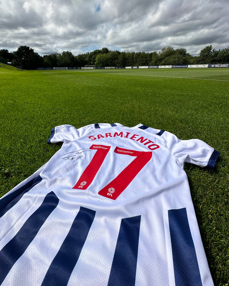 West Bromwich Albion (@wba) on Twitter photo Here's your chance to get your hands on a signed <a href="/jeremysarm7ento/">Jeremy Sarmiento</a> home shirt! 👕
Simply follow and repost this tweet before midday on Thursday, August 17th to enter! 👊 Here's your chance to get your hands on a signed <a href="/jeremysarm7ento/">Jeremy Sarmiento</a> home shirt! 👕
Simply follow and repost this tweet before midday on Thursday, August 17th to enter! 👊