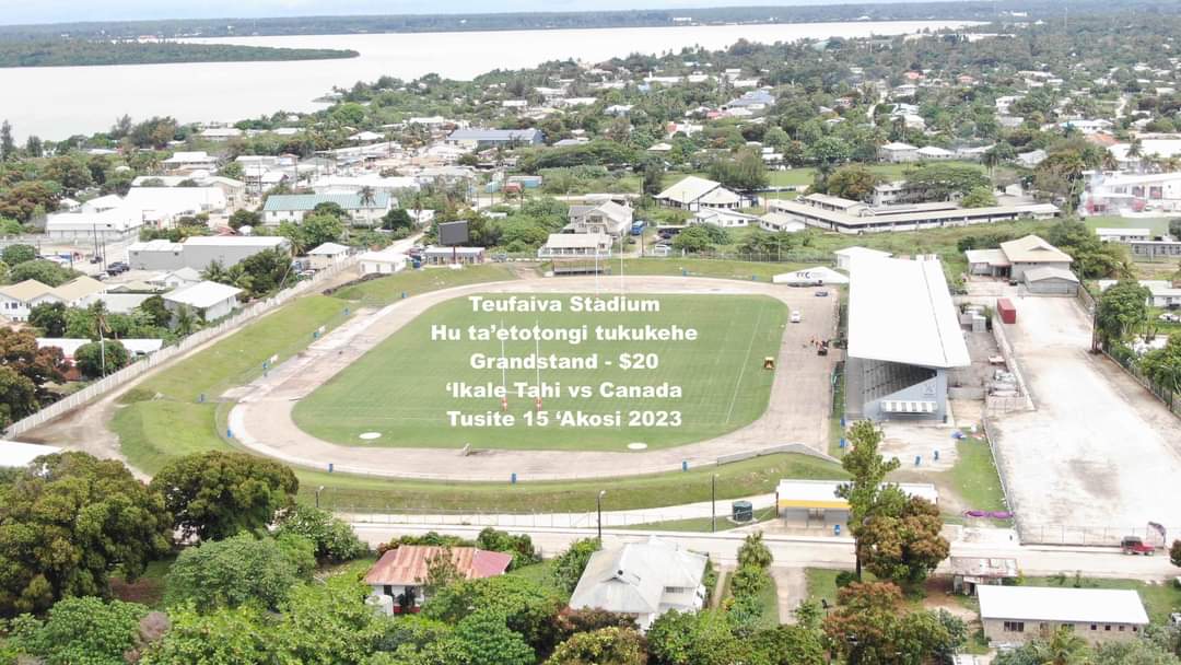 RugbyTON_'s tweet image. Here is the Ikale Tahi team to face @RugbyCanada today in Tonga. A proud moment for Sigfried Fisi'ihoi when her mother presented his jersey. So as Vaea Fifita's father. There are 6 local debutants. Due to low turn out last week, the grass seating is free &amp;amp; the g/stand is TOP$20.