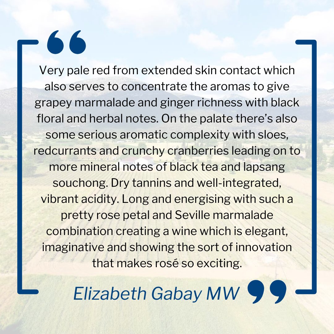 The Ekato rosé from Troupis Winery received 94 points from Elizabeth Gabay MW for Decanter. Made from 100% Moschofilero, Ekato translates to 100 and coined its name from the 100 days spent macerating on skins. Swipe to read Elizabeth's review #moschofilero #troupis #decanter