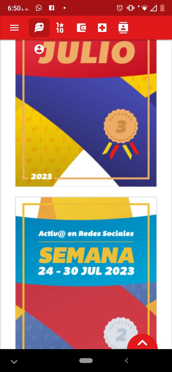 Últimas Horas, podrían reivindicarse y ejecutar los logros de la semana del 31 de Julio al 06 de Agosto. Esto es un esfuerzo y se ha prometido su premio.
<a href="/Adonai37351488/">Adonai Rojas</a>
<a href="/Alvarex2808/">Alvarex</a>
<a href="/barberoshop35/">José escalona</a>
<a href="/jesus372333/">mildre</a>
<a href="/NicolasMaduro/">Nicolás Maduro</a>
<a href="/TarekWiliamSaab/">Tarek William Saab</a>
<a href="/ConCiliaFlores/">Cilia Flores</a>
#VamosARecrearnos