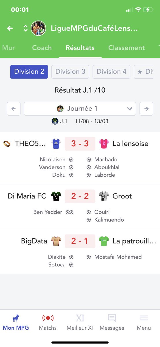 DelattreGrgory1's tweet image. Div 2 «OUDJANI A&amp;amp;C »
💫@TheoPecherz garde son précieux malgré une adversaire coriace @SelyneSe 
👉@tidus7762 ⭐️ place une 🧳 a Nanard impériale a @AlixDutailly #Filou 
👉@fpud74 renvoie dans les cordes @tchino61 et Pat dérouille.