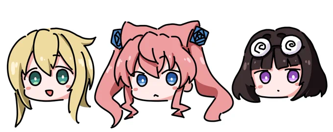簡略線画アナザー三色団子