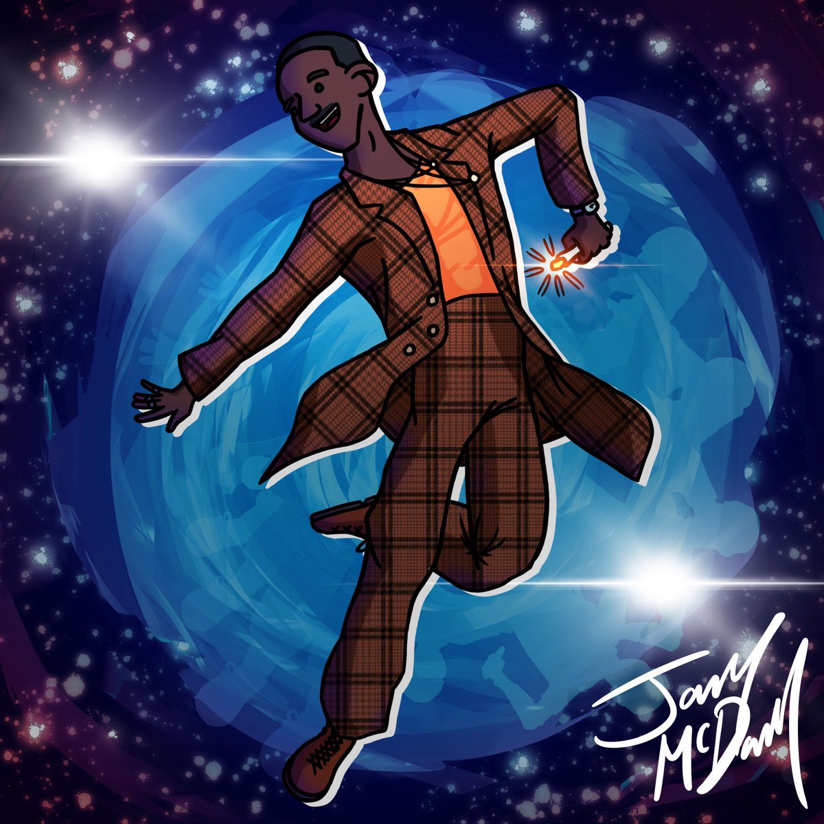bbcdoctorwho's tweet photo. A new Doctor, and a whole new universe of adventures awaits! 🪐 #DWFanArt

🎨: @jmcdonald_1998 https://t.co/gjqhPMMyZv