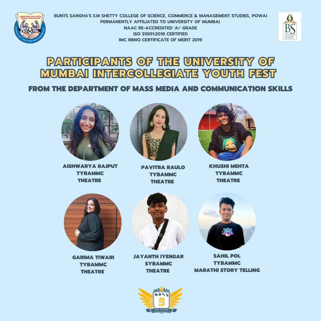 smshettybammc's tweet photo. Congratulations to all the Youth Fest participants of The Bammc department❤️✨👏
#powai #bammc #new #bmm #powainews #universityofmumbai #youthfest https://t.co/LgeQJkH4VQ
