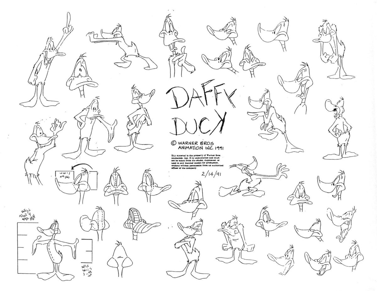 Classic- Looney Tunes: 50+ Original Model Sheets  Gallery and Details : 