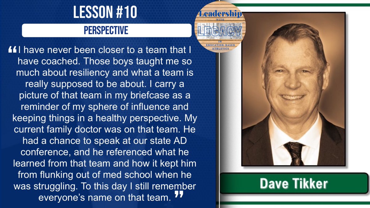 leadrshiplegacy's tweet image. Much appreciation to WSSAAA Executive Director Dave Tikker for his contribution to the book.  His shared story is one that all leaders can learn and be inspired by.
@NIAAA9100  @wiaawa @WSSAAA2