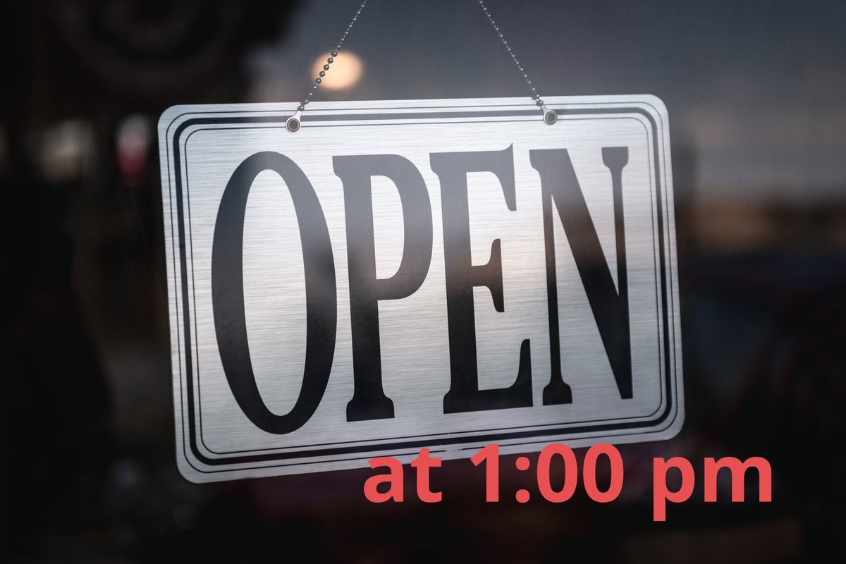 The library will open at 1:00 pm on Tuesday, August 15 for a Staff Development Day!  We will be open until 8:00 pm as normal.

#WestboroughPublicLibrary #Libraries #Librarians