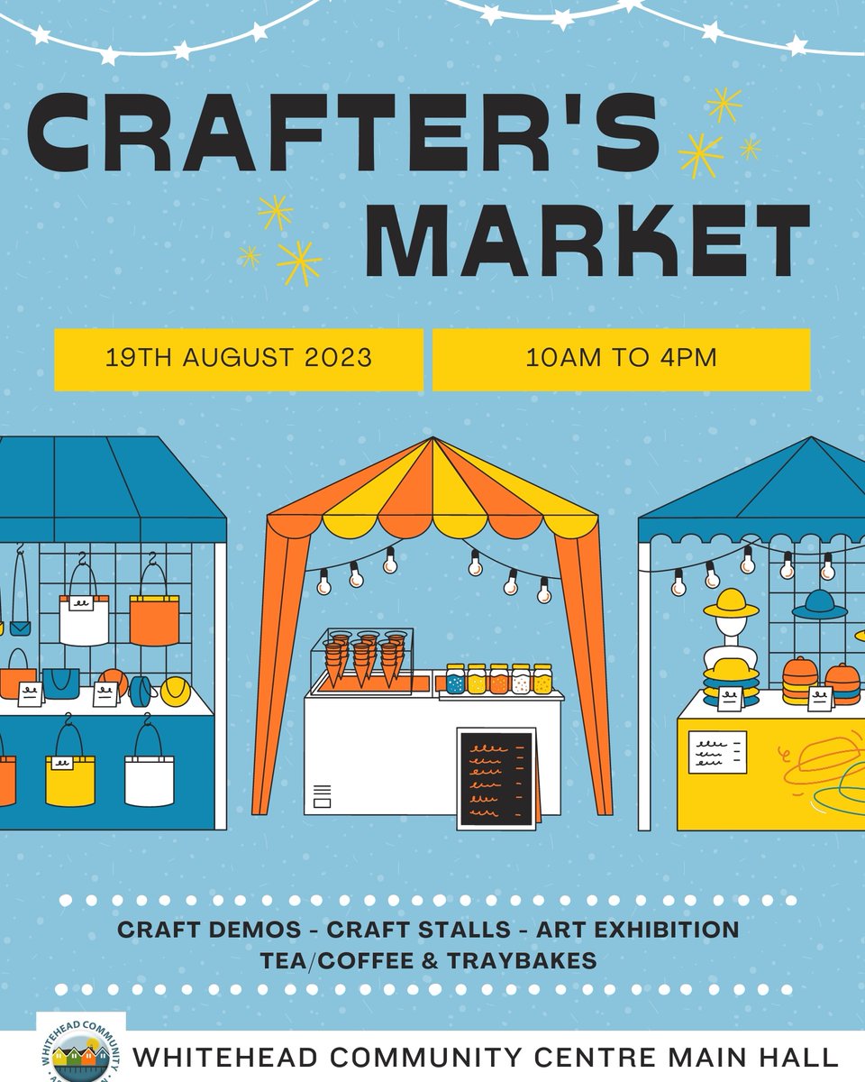 ShorelineStudi3's tweet photo. This Saturday August 19th I'm in the gorgeous seaside town of Whitehead for the Crafter's Market. Taking place at the Whitehead Community Centre, come along to the Crafterโs Market on the 19th August from 10am-4pm.
#NorthernIreland #Mhhsbd #Belfasthour
#Whitehead #CraftNI https://t.co/EuJRB55Aqh