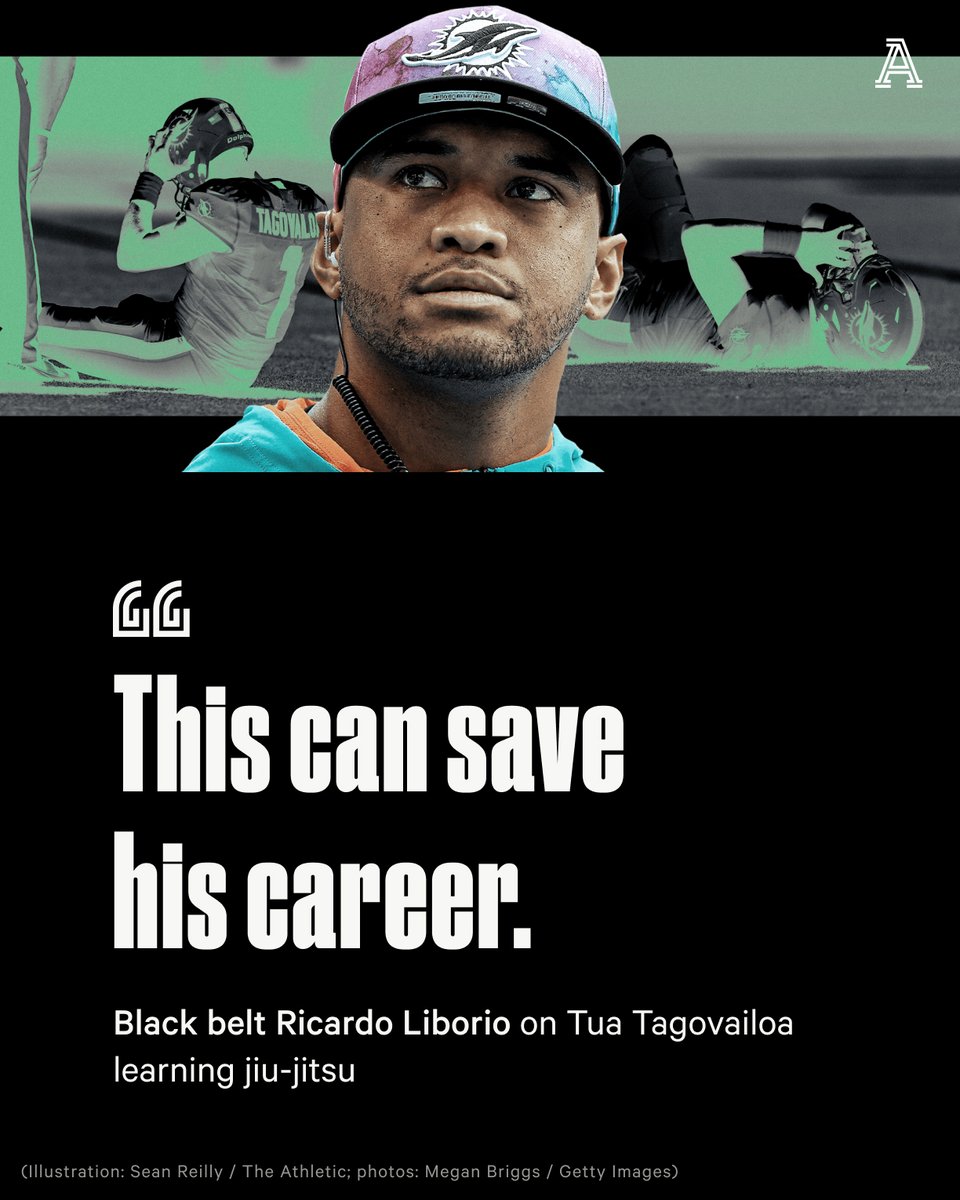 With his on-field availability central to the Dolphins’ Super Bowl hopes — and his career — Tua Tagovailoa was willing to try anything to improve his availability.

And that includes learning jiu-jitsu.

theathletic.com/article/476558…
