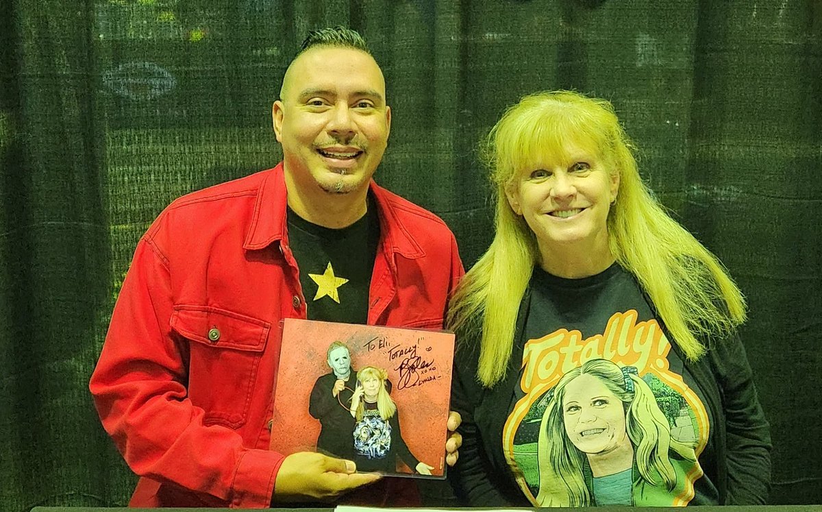 Got to take a photo op with #PJSoles from HALLOWEEN SWEETEST women ever