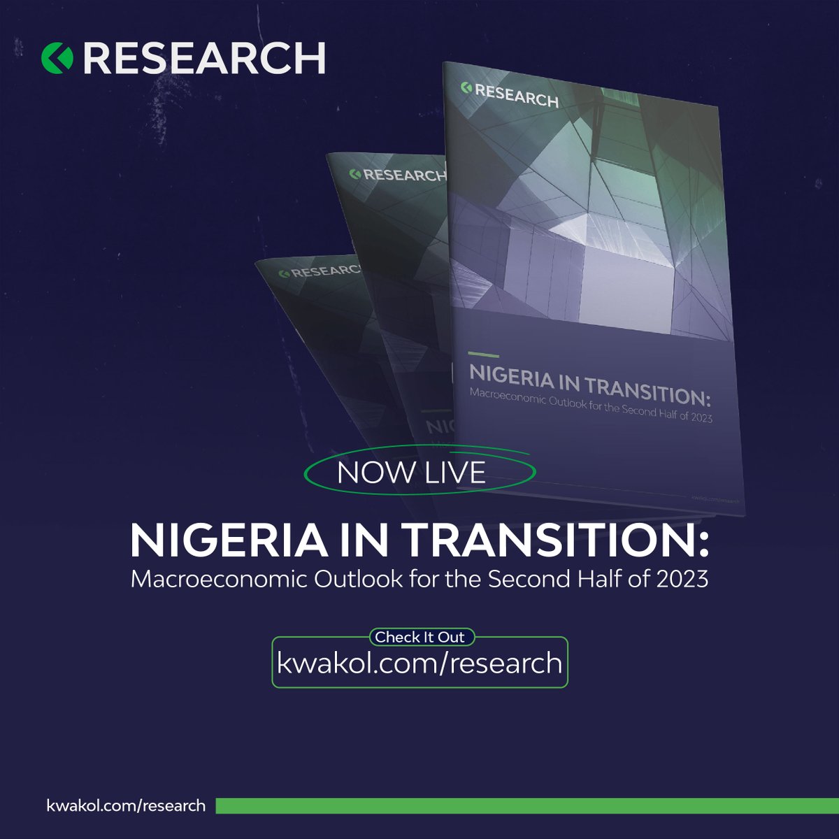 It’s finally here! Our Macroeconomic Outlook for Nigeria is now live. This report is a must-have for anyone who wants insightful information on Nigeria's economic prospects over the next six months.

You can download the report for free here: kwakol.com/research