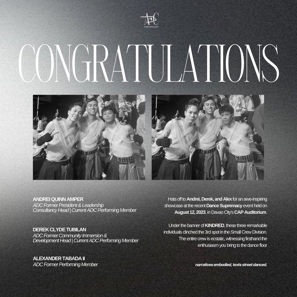 Ateneo Dance Crew tweet media