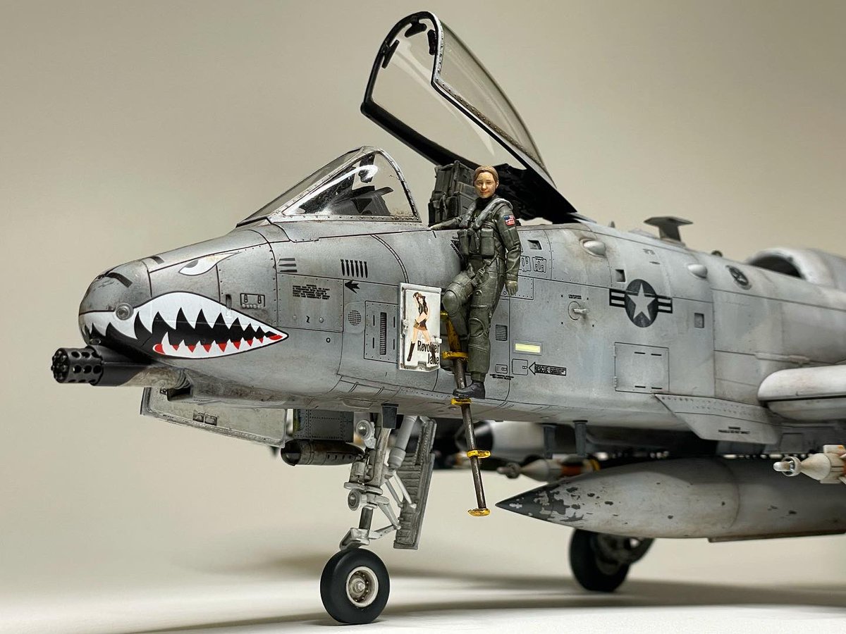 wakky1114's tweet image. Academy1/48A-10Thunderbolt Ⅱ give birth！
ようやく完成させられました。制作期間3ヶ月。Academyとはいえ最新キットとたかを括ってました。安定のAcademyクオリティーでした。来週末に豊川ボッチャーズさん展示会に持っていこうと思います♪
#Academy
#a10thunderbolt 
#モデルカステン