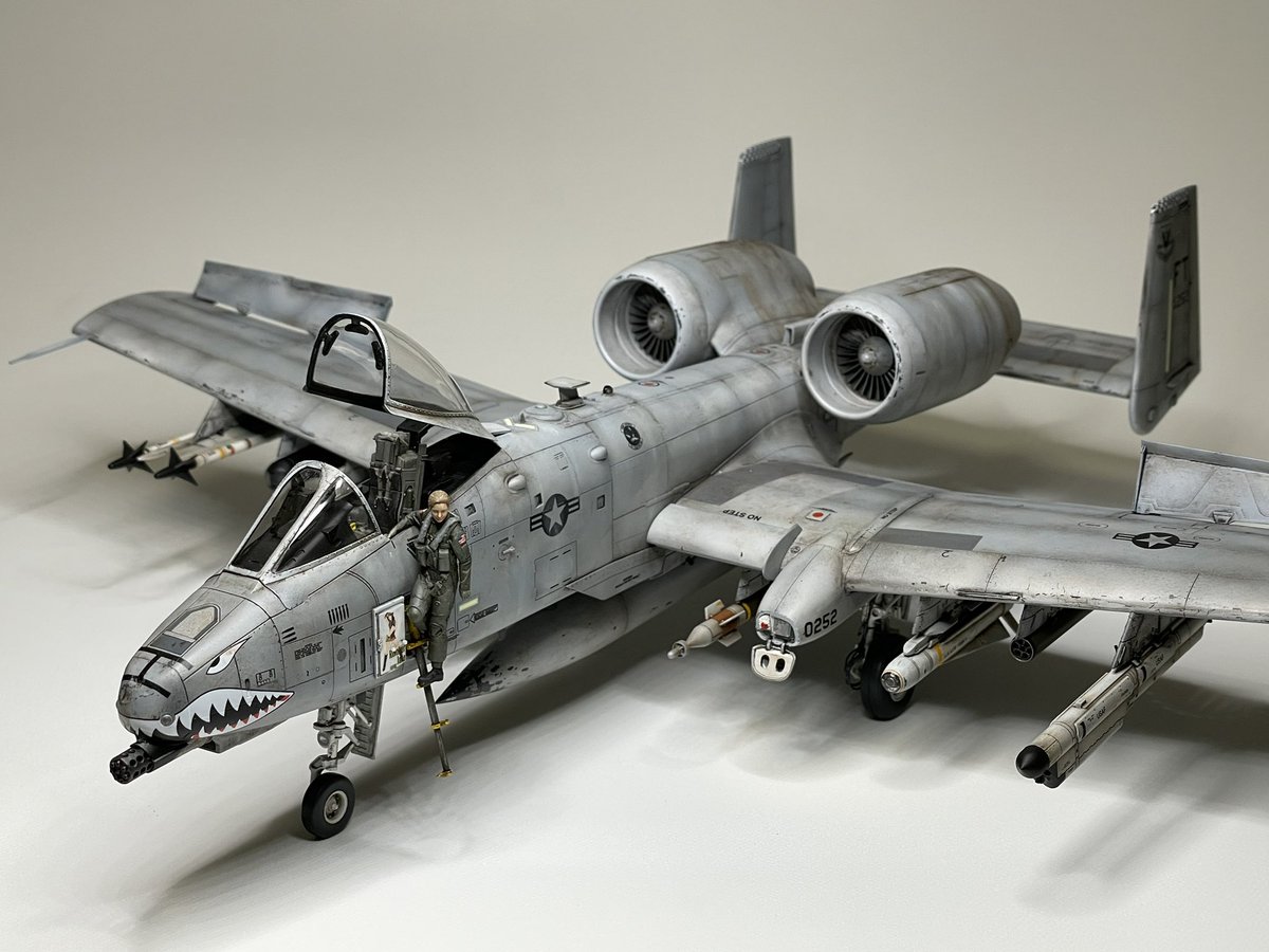wakky1114's tweet image. Academy1/48A-10Thunderbolt Ⅱ give birth！
ようやく完成させられました。制作期間3ヶ月。Academyとはいえ最新キットとたかを括ってました。安定のAcademyクオリティーでした。来週末に豊川ボッチャーズさん展示会に持っていこうと思います♪
#Academy
#a10thunderbolt 
#モデルカステン