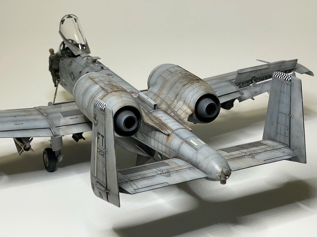 wakky1114's tweet image. Academy1/48A-10Thunderbolt Ⅱ give birth！
ようやく完成させられました。制作期間3ヶ月。Academyとはいえ最新キットとたかを括ってました。安定のAcademyクオリティーでした。来週末に豊川ボッチャーズさん展示会に持っていこうと思います♪
#Academy
#a10thunderbolt 
#モデルカステン