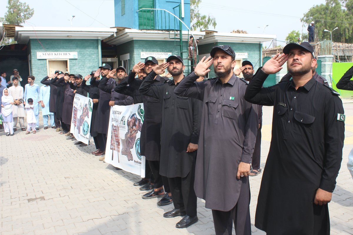 ZooPeshawar's tweet photo. Peshawar Zoo in collabration with Khyber Pakhtunkhwa Wildlife Department celebrated 76th Independence day with full zeal. The main event took place at Peshawar Zoo which was chaired by Madam Haleema Deputy Secretary, CCFE&amp;WD KP &amp; attended by Additional Secretary (Admin) CCFE&amp;WD https://t.co/bfalBA4YUt