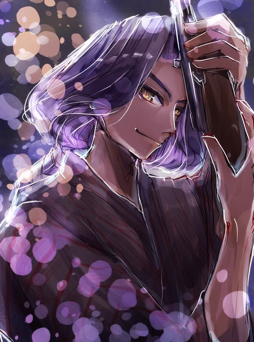 #2023マナの夏祭り #2023マナの夏祭り_創作店 あと過去絵で前に描いた浴衣リースちゃんと浴衣ホークアイ