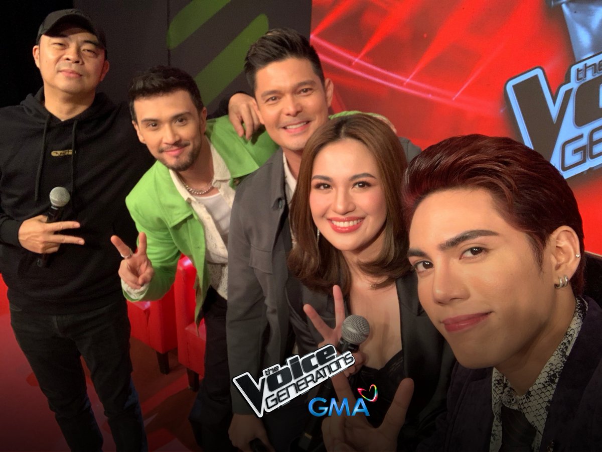 Here's an exclusive look at the fun-filled press event of the first-ever #TheVoiceGenerations in Asia! 🎤

Present at the event is host Dingdong Dantes, Coaches Billy Crawford, Julie Anne San Jose, Stell Ajero, Chito Miranda and the team of the show! #TheVoiceGenerationsMediaCon