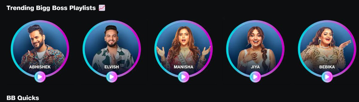 devil_nahyan's tweet photo. Trending playlist of bigg Boss.
ABHISHEK ON TOP .

RETWEET IF YOU ARE HAPPY.

VIJAYI BHAVA ABHISHEK https://t.co/5pFuX3TuRe