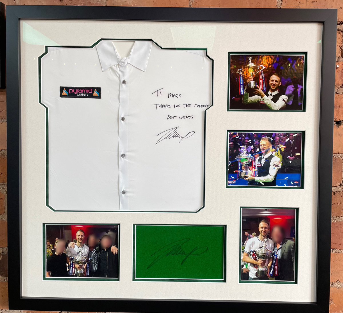 🖼️ Create those memories at In2Frames Picture Framing Chesterfield ⛳️ 🎱 We’re the areas leading #memorabilia #framing shop. #golflife #snooker