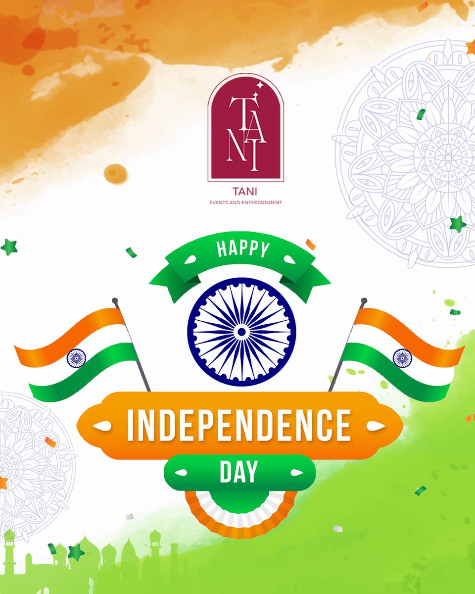Happy Independence Day!

#independenceday2023 #75yearsofindependence #azadi75 #indiaat75 #makeinindia #vocalforlocal #unityindiversity #TANIEventsandEntertainment