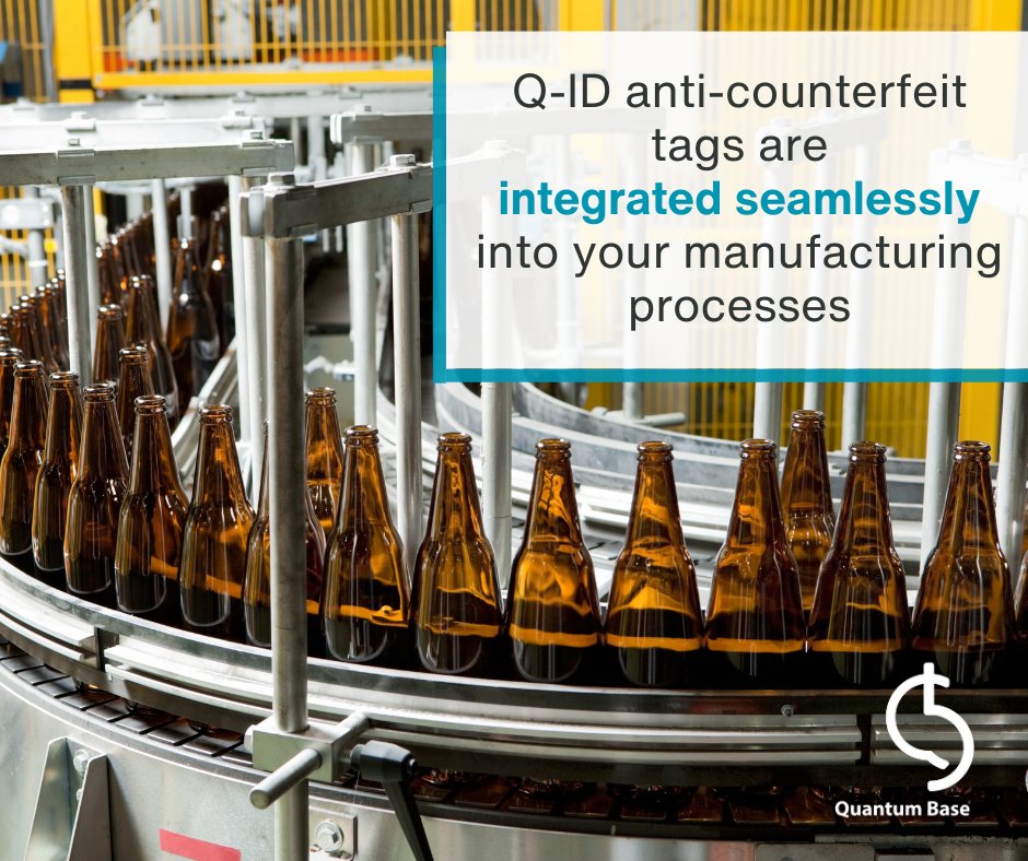 quantumbase's tweet photo. Our Q-ID tags can be integrated easily into any existing manufacturing process. This means there are no lengthy (and costly) changes to your current system! 

https://t.co/Hk4lFiEoWo

#Authentication #AuthenticationSystem #ProductAuthentication #AntiCounterfeit #QuantumMaterial https://t.co/4xfnW52GzE