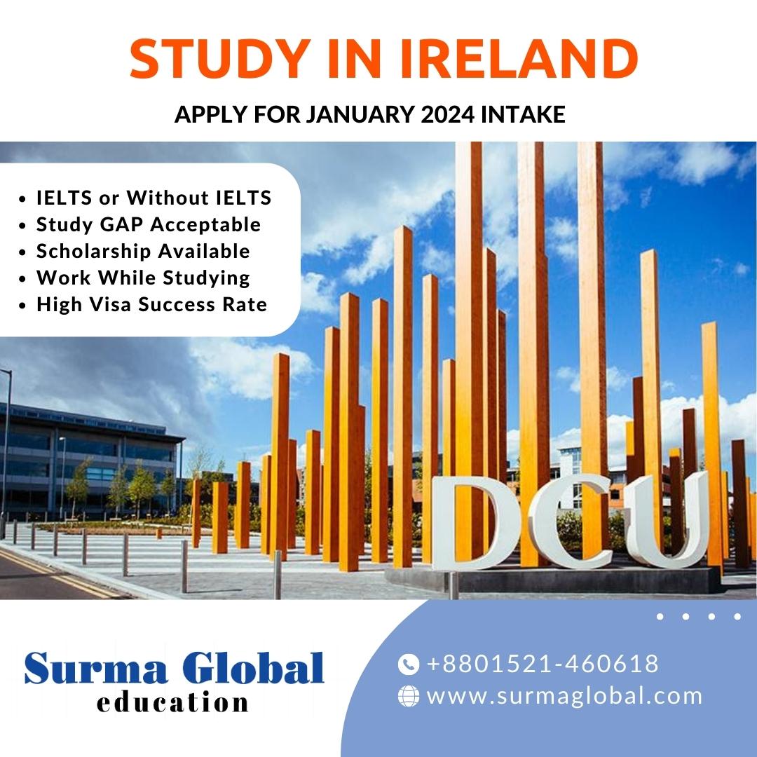 surmaglobal's tweet photo. #Study_In_Ireland
#Dublin_City_University

Offered Programs:
✅ MSc in Finance
✅ MSc in Electronic and Computer Technology
✅ MEng in Electronic and Computer Engineering

🔰 Academic: UG 60%  
🔰 IELTS: 6.5/6.0
🔰 DET: 120/110

Contact: 
➤ https://t.co/LFW3AQrLDc
#SG #Education https://t.co/YNbm5tCXpA
