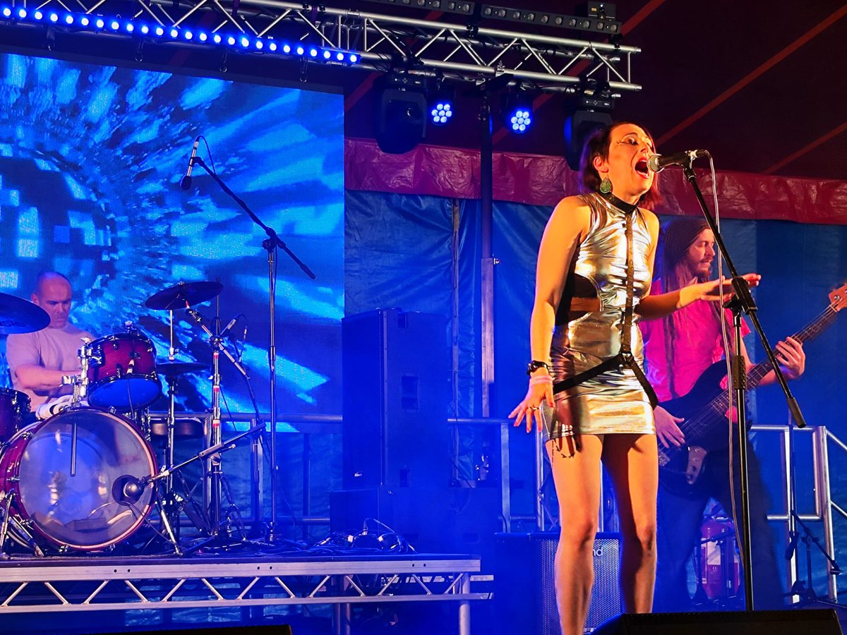 RaveAgainstTheR's tweet photo. Thank you @Lakefestuk what an awesome crowd last night at Funkytown! Loved playing to a great crowd at a great festival🤘🏻🪩❤️ https://t.co/z12jkePm2E
