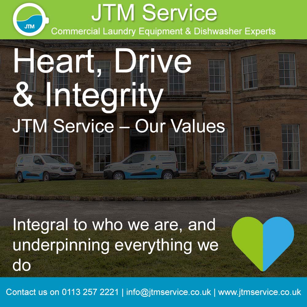 jtmservice's tweet photo. JTM Service - Our Values - At JTM Service we believe our Values of Heart, Drive and Integrity set our company and our people apart. Find out more at https://t.co/E2qMRsjmau #commercialwashing #commercialdrying #commercialwarewashing https://t.co/NEDtorhBUf