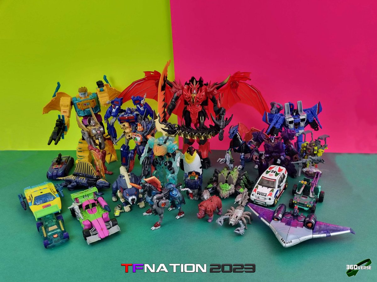 CosmicConker's tweet image. TFNation 2023 haul, great weekend and nice meeting people in person again.