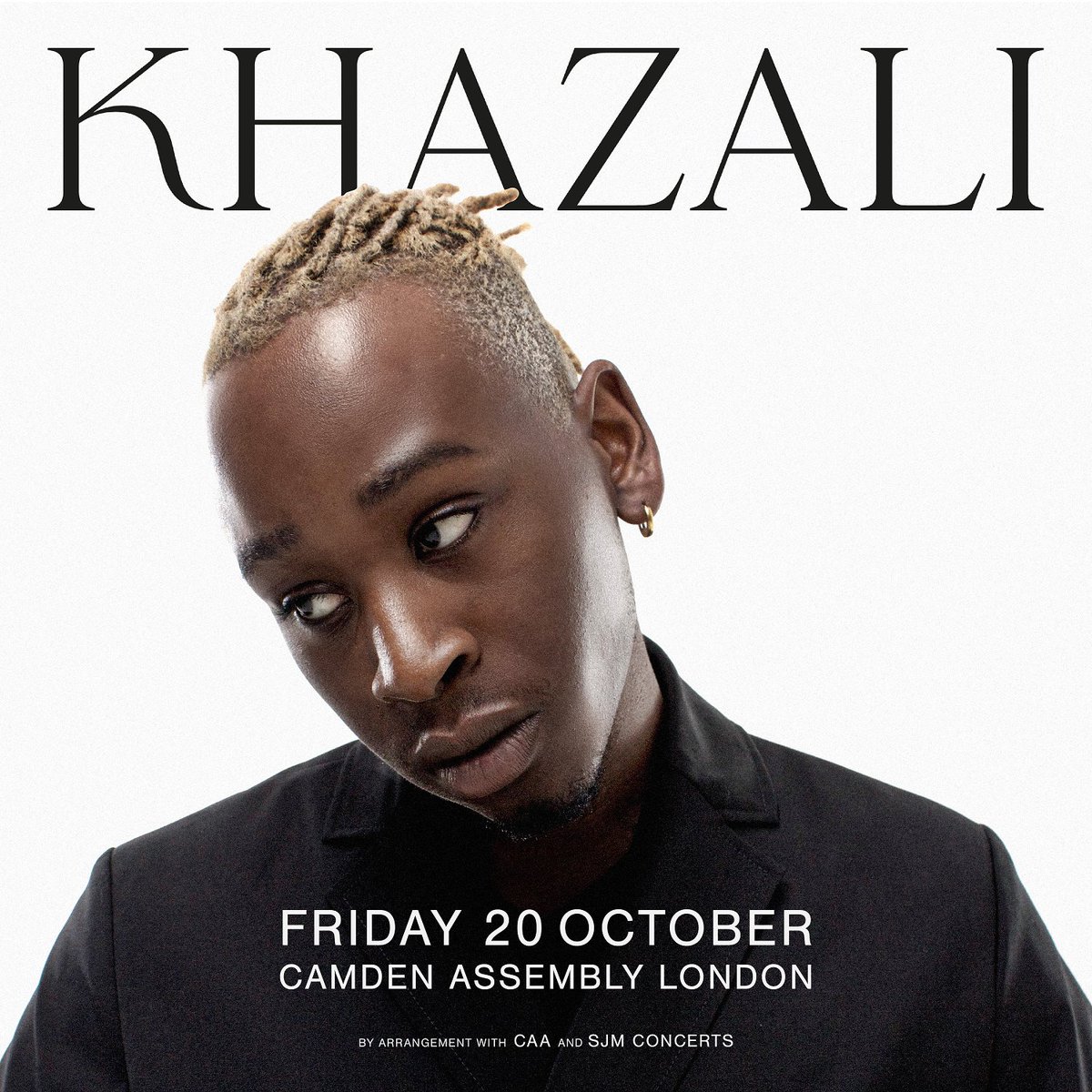 Excited to have KHAZALI join us at Camden Assembly this October for a special headline show! This fast-rising artist know for his knack for addictive melodies and moving lyricism will be sure to bring the good vibes to Camden this October. Tickets here: bit.ly/3KGpVdk