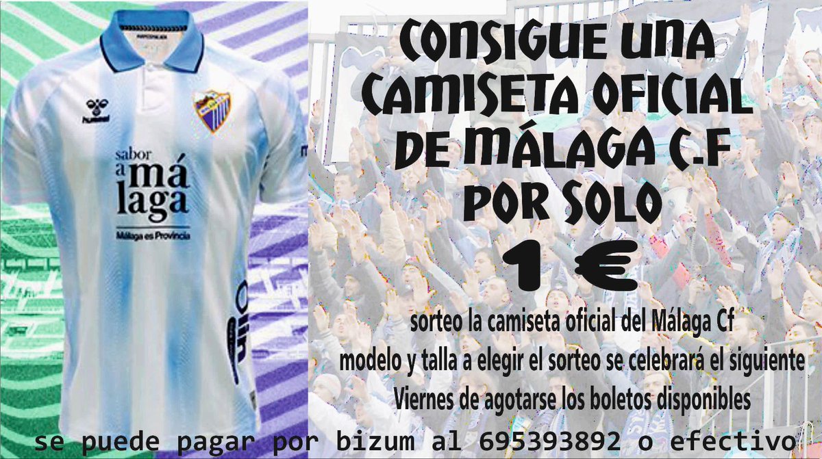 MuGrEcHeNkO's tweet photo. Quedan pocos números para la camiseta del @MalagaCF recuerda que puedes elegir entre cualquiera de las indumentarias incluida la de portero o dos entrenamientos, @ https://t.co/tpoGSvgu5D