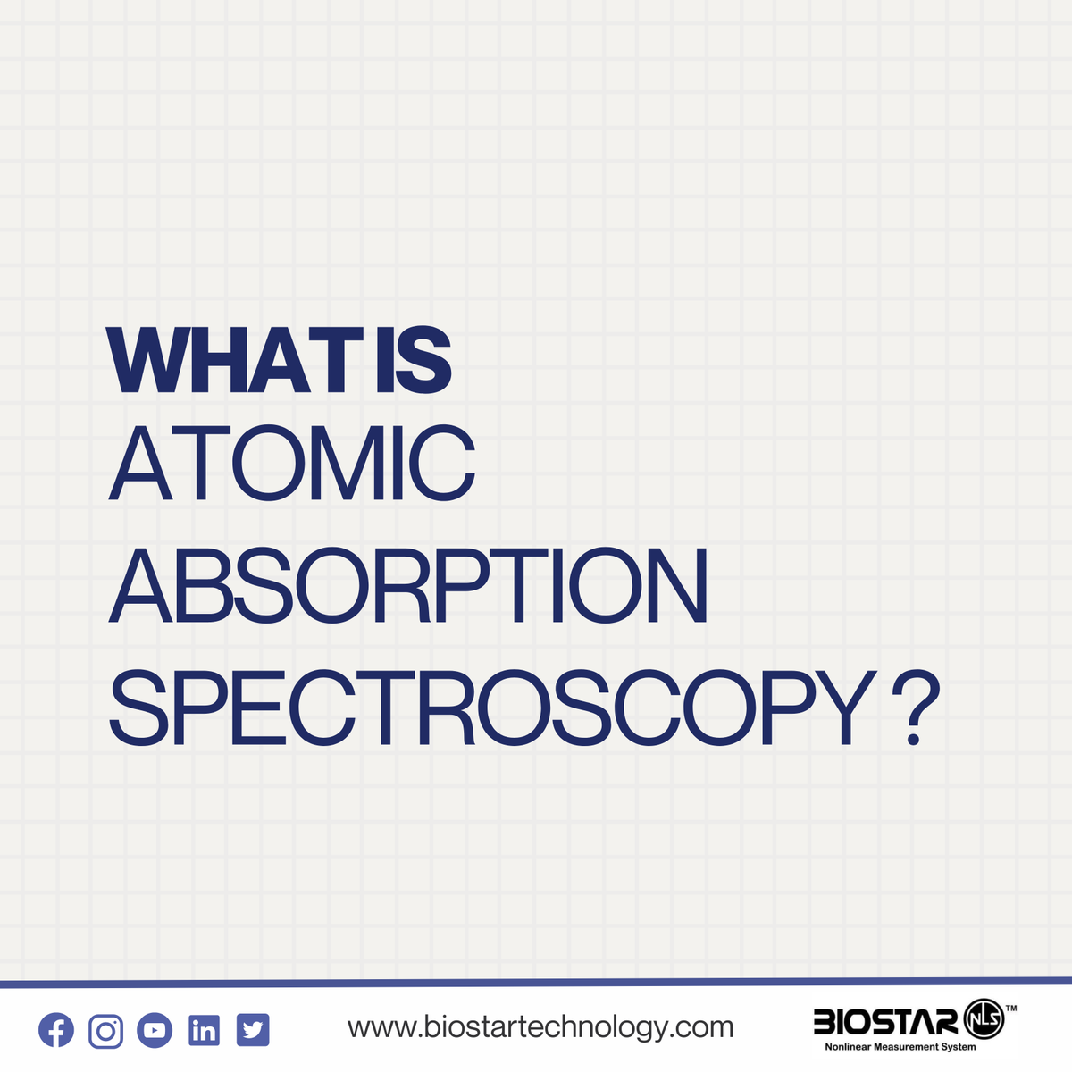 nlstechnology's tweet photo. Spectroscopy is identifying substances, and analyzing metals in biology. Spectrometers capture spectrums for various measurements.
#biostartechnology #biostarnls #advancedtechnology #spectroscopy #atomicabsorption #biologicalfluids https://t.co/Ri7I8TPDZD