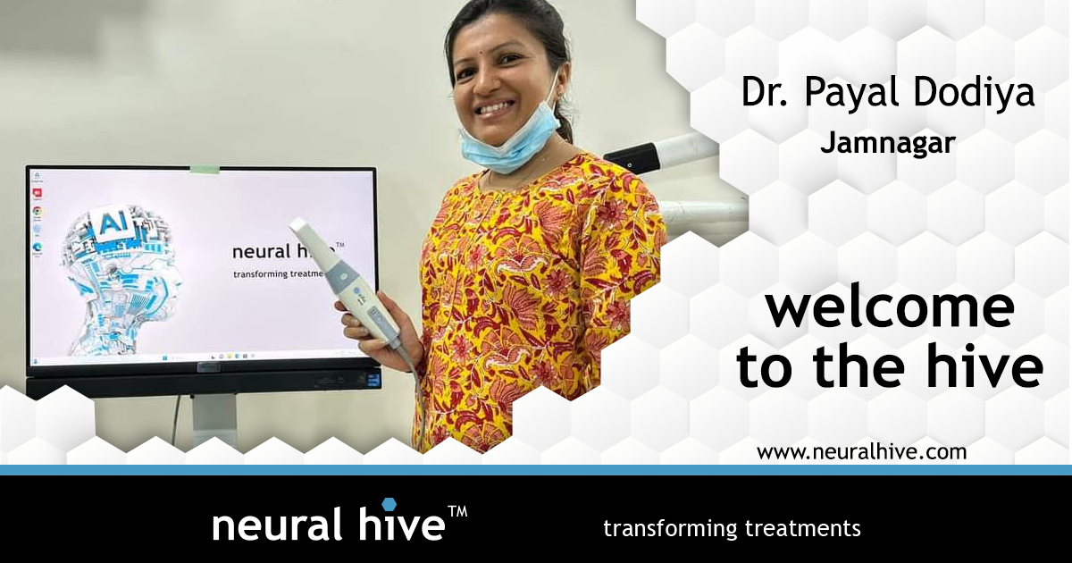 NeuralHive's tweet photo. We welcome Dr Payal Dodiya from Jamnagar who joins us in the Digital Revolution. We proudly welcome You, Doc, to the Neural Hive community.
#irific #NH100 #intraoral #scanner #digitalscanning #virtualarticulation #calibrationfree #shockresistant #highaccuracy #lightweight https://t.co/YZKtNvxca1