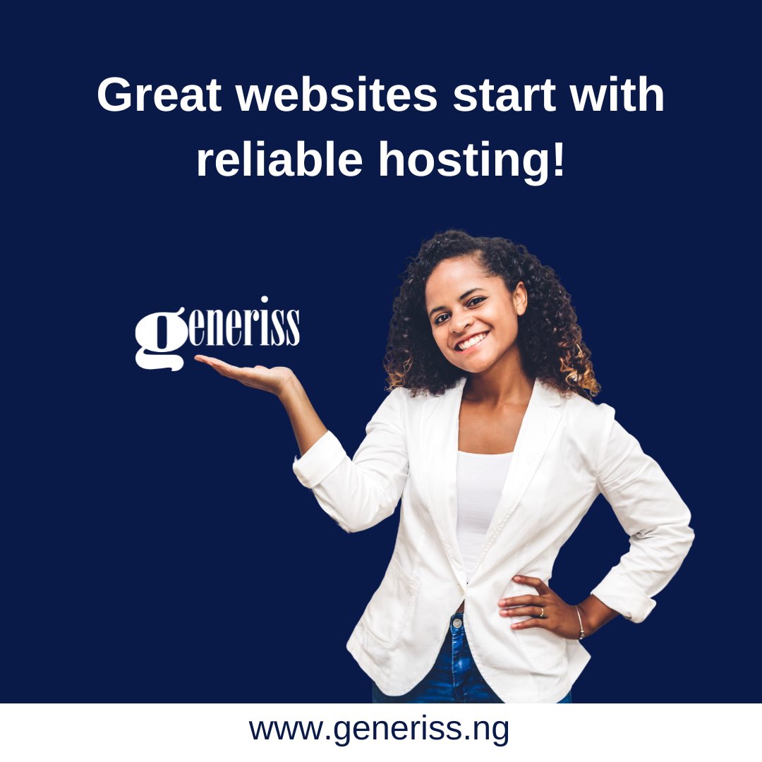 A great website starts with a reliable hosting✨
Generiss is all you need for a great start!
Visit our website to view our hosting plans.

#hostingplans #domainname #domainregistration #generisshosting #bestdomain #wordpress #emailhosting #cheapeomains #nigerianhosting #domain